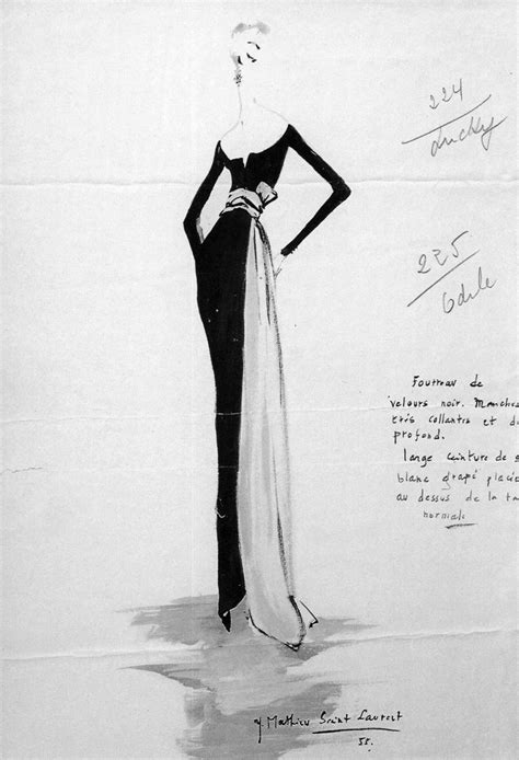 dior e yves saint laurent|ysl dior drawings.